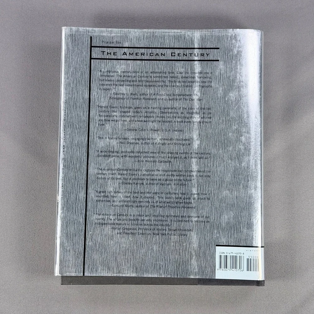 Harold Evans The American Century Hardcover 1998 First Edition US History Book